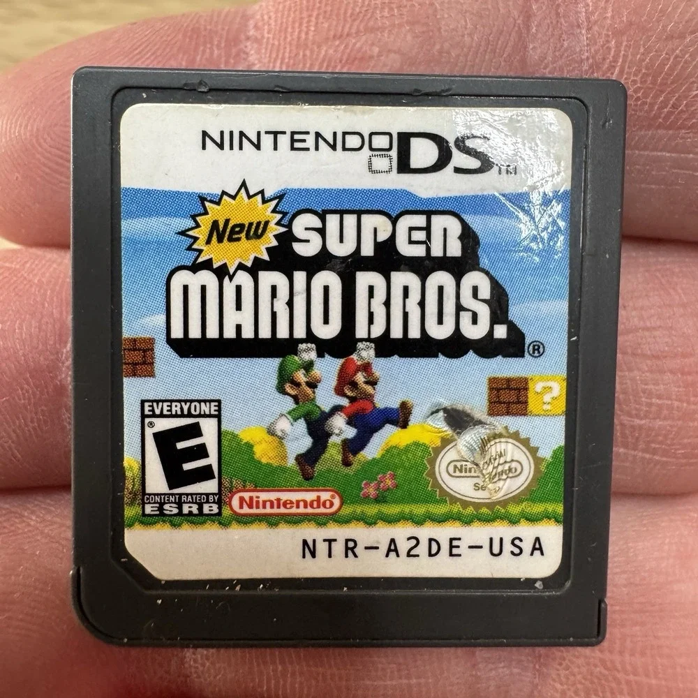 Super Mario Bros DS Authentic Nintendo Loose Cartridge Tested Working